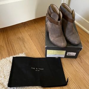 Grey Rag & Bone Harrow Boot size 38